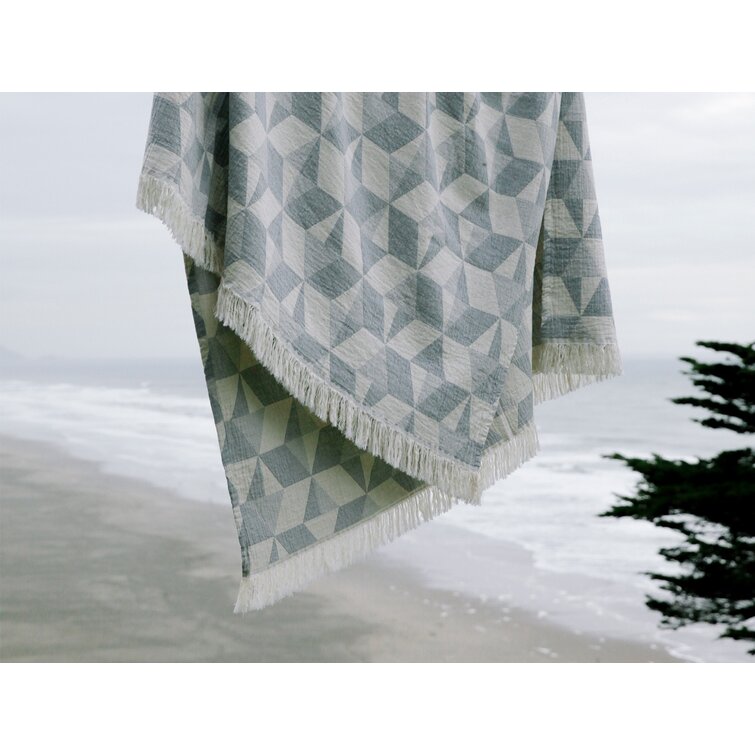 Pismo Cotton Woven Organic Throw Blanket & Reviews | AllModern